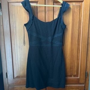 Free People Black Bodycon Mini Dress Sz M